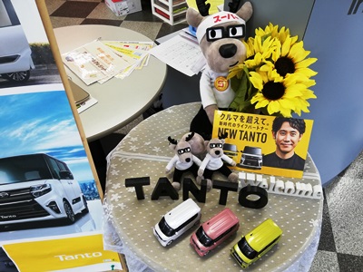 終了 新タントの店舗演出 その１ 鳥取ダイハツ販売株式会社