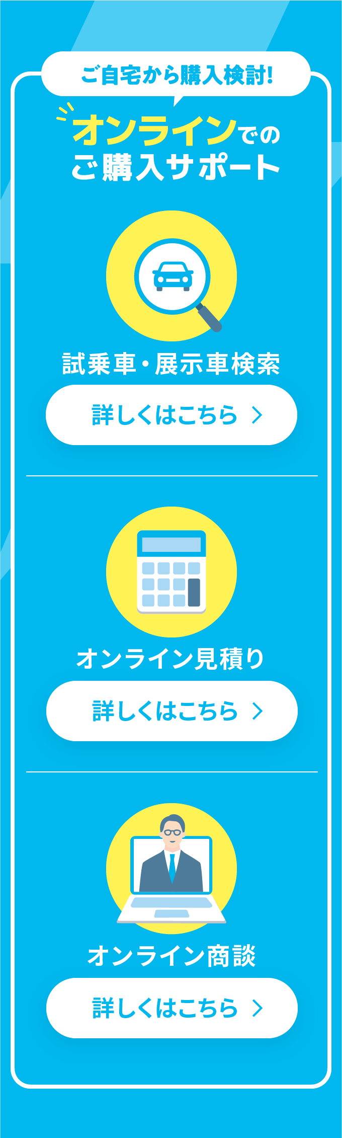 オンラインでの購入サポート